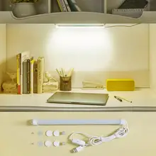 1 шт. USB 5 в 6 Вт Светодиодный светильник с магнитами USB шнур питания Защита глаз USB светильник для чтения Регулируемый белый теплый белый цвет