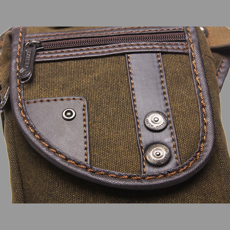 Для мужчин поясная Водонепроницаемый нейлон/холст messenger Сумки на плечо Crossbody
