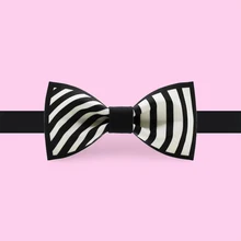 Новая мода мужской бренд ручной работы галстук бабочка с принтом банкетные вечерние платья жениха Зебра