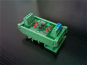 

2 Channel Optocoupler Isolation Board PLC Signal Level Voltage Conversion Board 1.8V 3.3V 5V 12V 24V OC.A