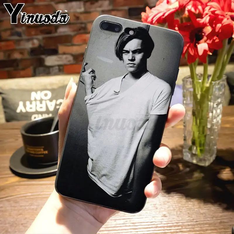 Yinuoda Leonardo DiCaprio young Super Star Топ детальный чехол для телефона для iPhone 7plus 6S 7 8 8Plus X xs max xr 5S 11pro чехол - Цвет: 7