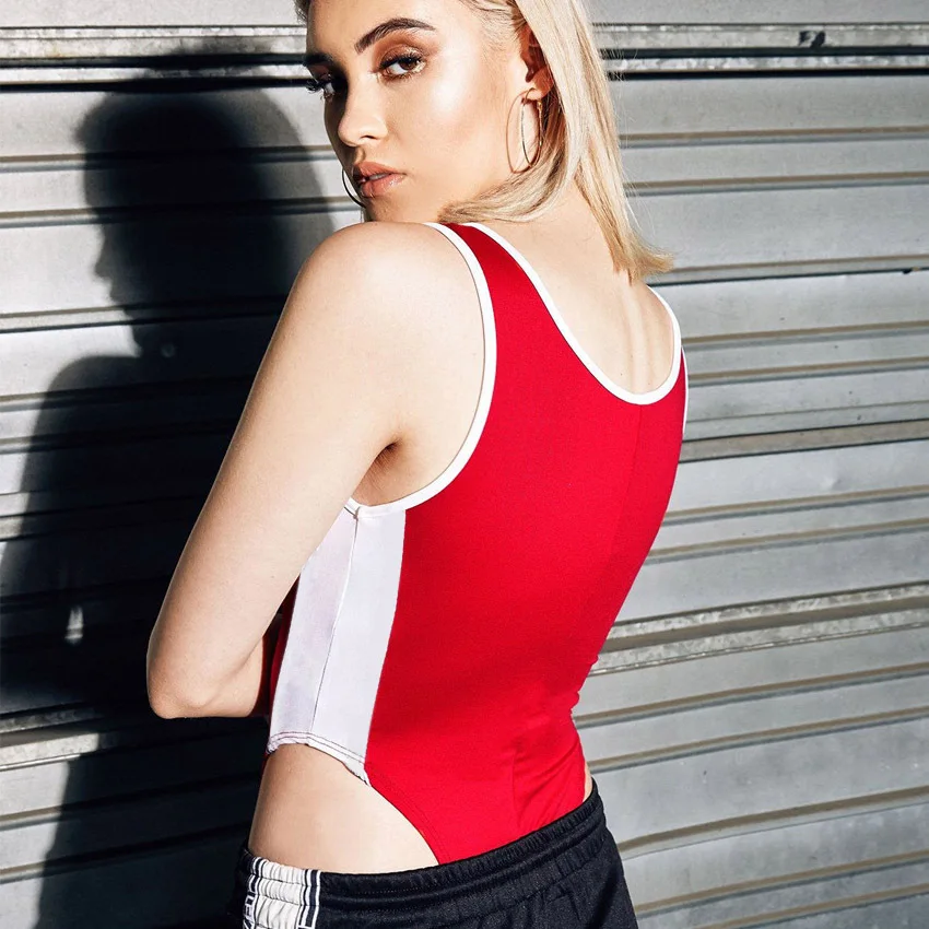 Women High-Crossing Bottoming-Shirt Thong one-piece suits push up swimsuit female Zipper deep v swimwear 2018 sexy bodysuit