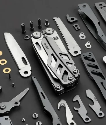  Multi-function knife HU0040 stainless steel knife 15 functions High hardness Durable Outdoor home C