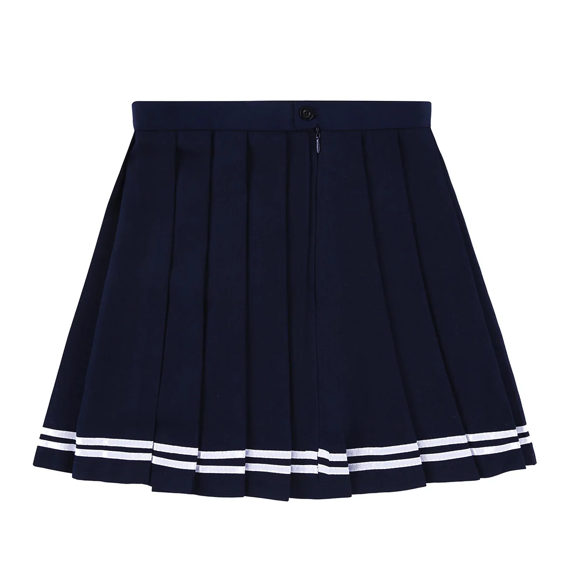 Womens Japan Students Cosplay School Uniforms High Waisted A-line Solid Plaid Pleated Mini Skirts Sexy Parties Clubwear Costumes