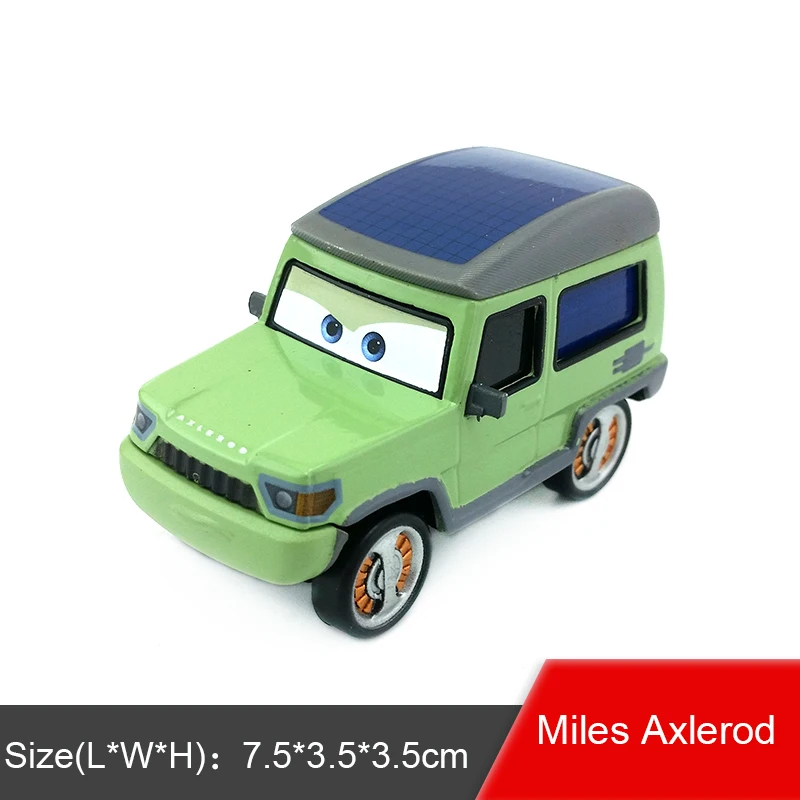 Disney Pixar Cars 2 Grem проф. З. Майлз Энди асер Wingo Jerome Boost 1:55 литой под давлением игрушечный автомобиль модель Свободный Детский мальчик Рождественский подарок - Цвет: Miles Axlerod