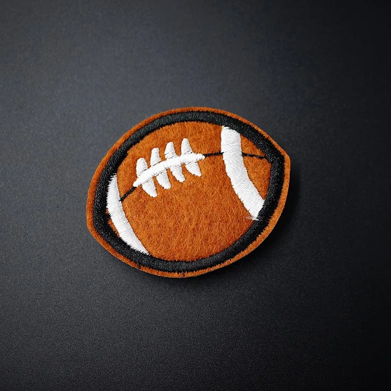 Rugby (Size7.1x2.6cm) DIY Cloth Badges Mend Decorate Patch Jeans