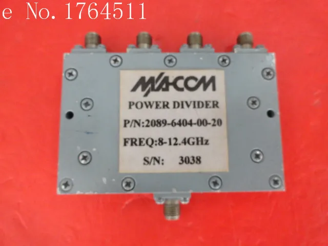 

[BELLA] M/A-COM a four 2089-6404-00-20 8-12.4GHz SMA divider