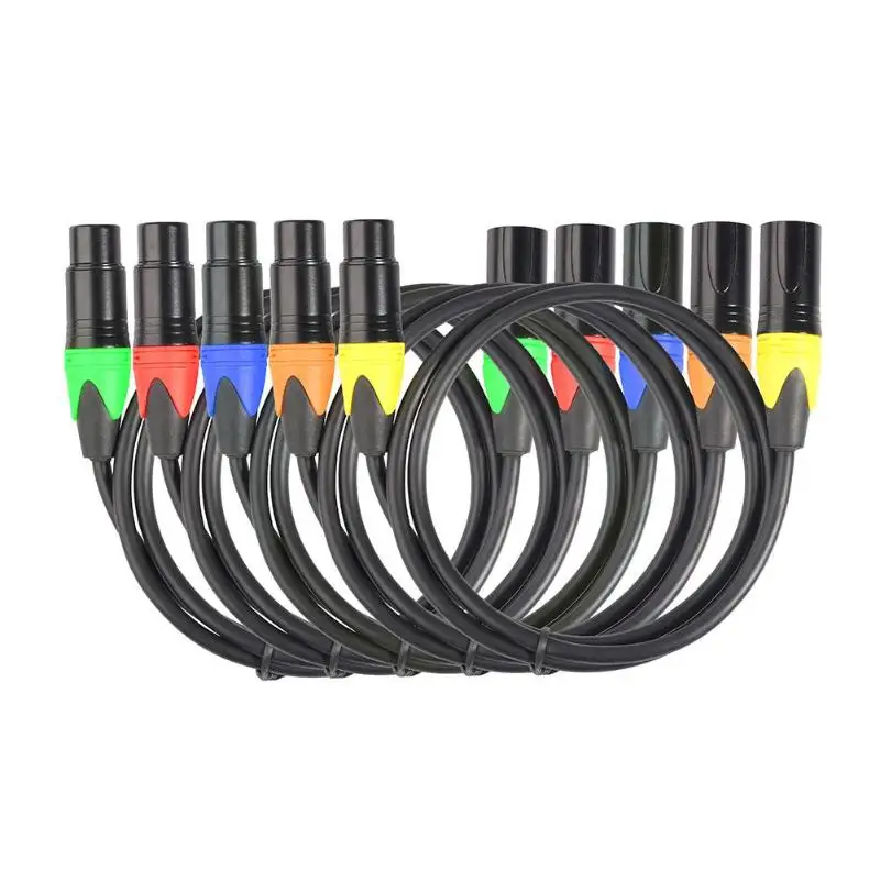 

1.8m XLR Colorful Male to Female Microphone Audio Cable Adapter Wire Cord