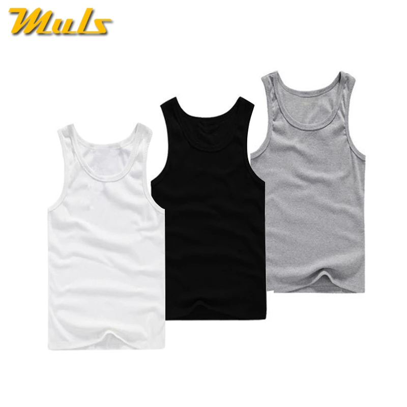 Men/’s White Vests 100/% Cotton Summer Sleeveless Fitted Tank Tops Pack of 3,6,12