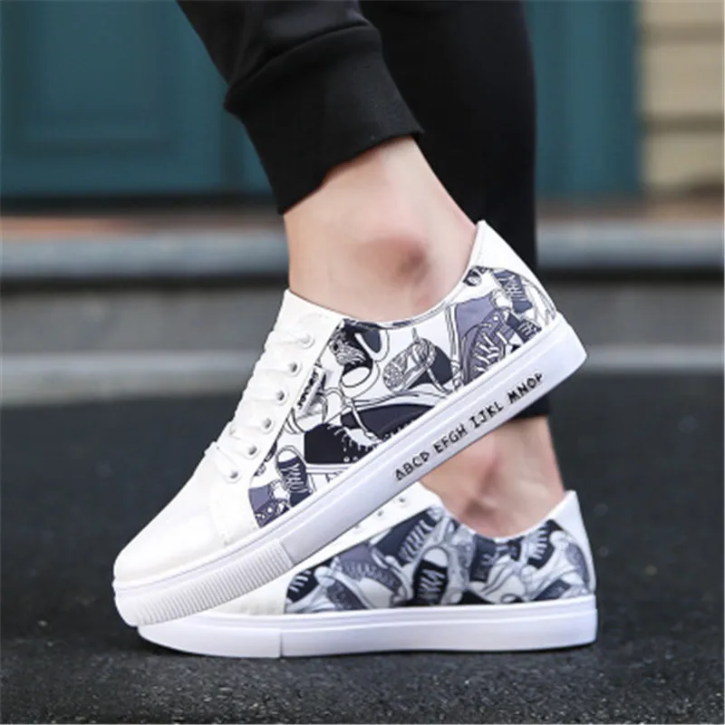 New listing spring and summer comfortable casual men's canvas shoes men's lace fashion flat casual shoes 2018 running shoes