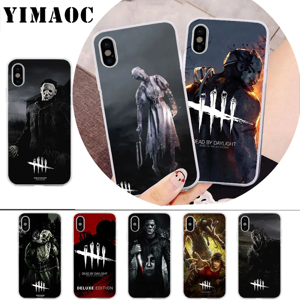 

YIMAOC horror Dead by Daylight Retrospective Soft Silicone Case for iPhone X r s Xr Xs Max 8 7 6S 6 Plus 5 5s SE