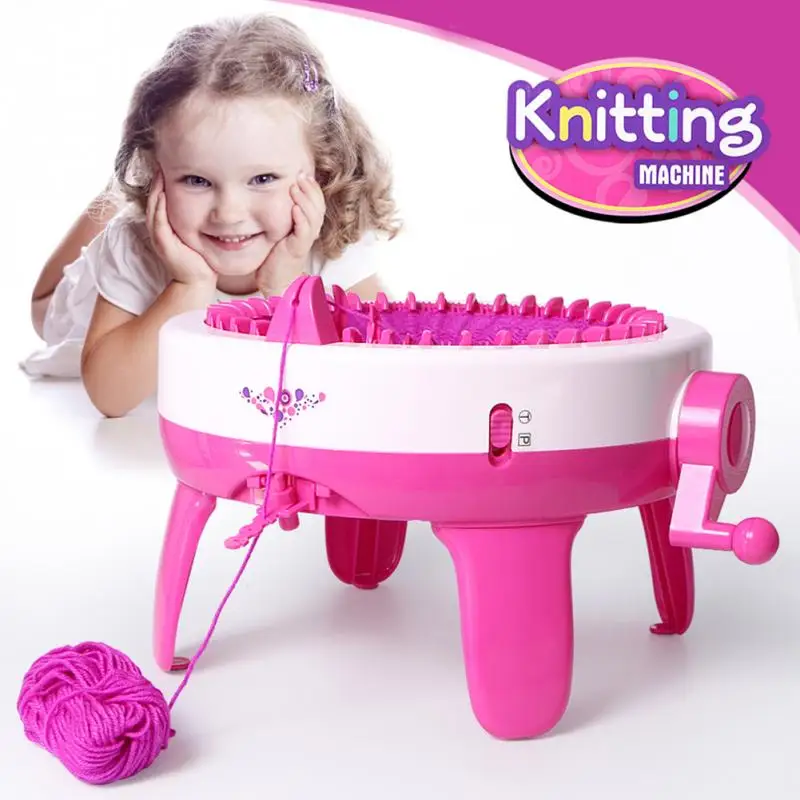 

DIY Positions Big Hand Knitting Machine Weaving Loom knit for Craft Hat Children Educational Learning Toy