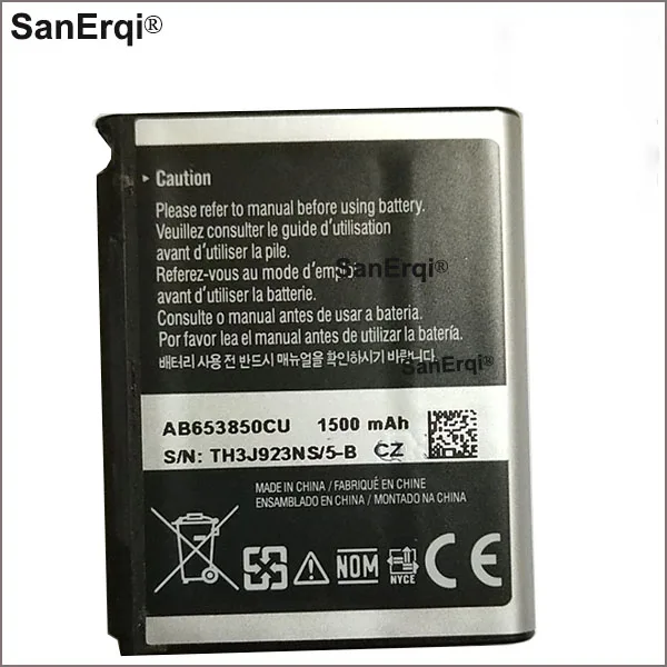 AB653850CU AB653850CA батарея для SAMSUNG i220 i225 i627 d720 a850 m900 t939 I9020t SanErqi