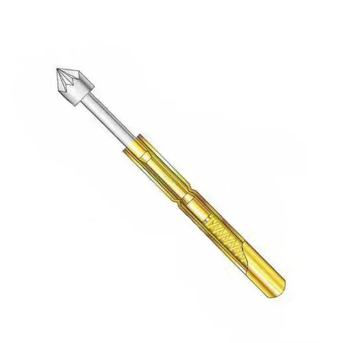 Зонд для испытания пружины Pogo Pin P75 LM2 1,02 мм диаметр 16 мм Длина 100 г Упаковка из 100 золотого цвета