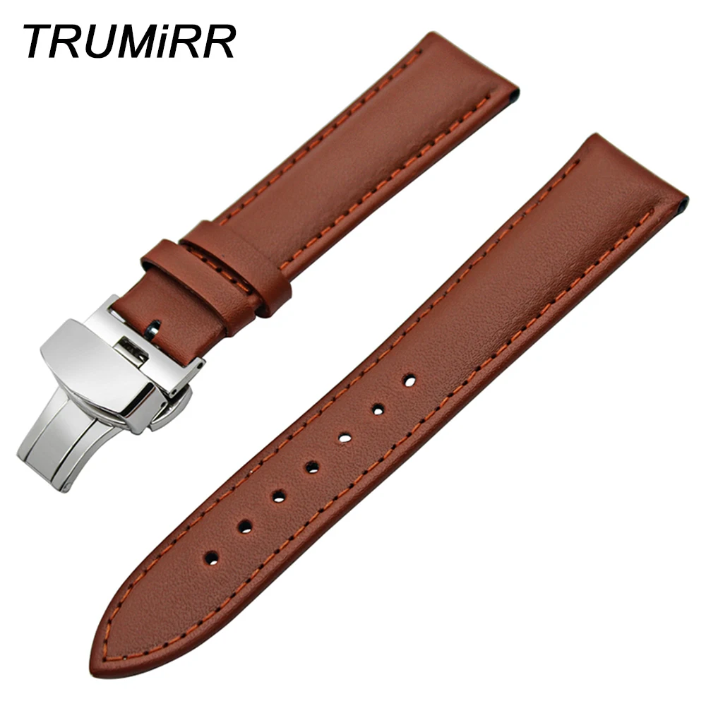 Genuine Leather Watchband 18mm 20mm 22mm 24mm Universal Watch Band