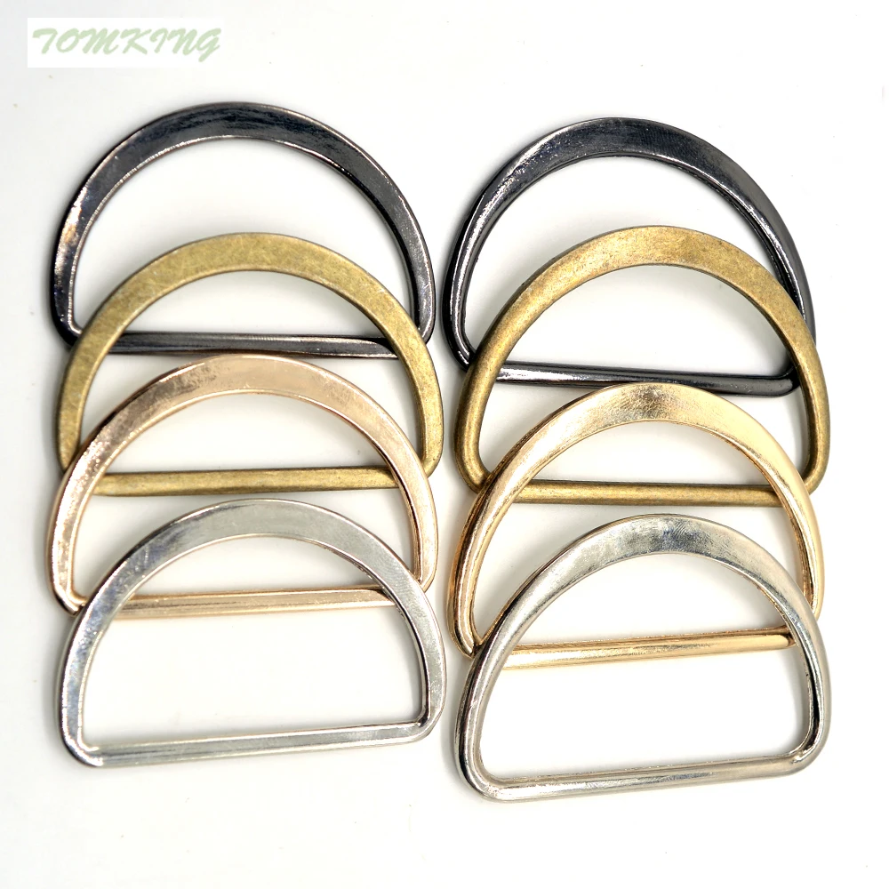 

Hot sale 20pcs big type D ring 48mm/50mm/56mm silver black bronze gold Connection alloy metal shoes bag Buckles DIY Accessory