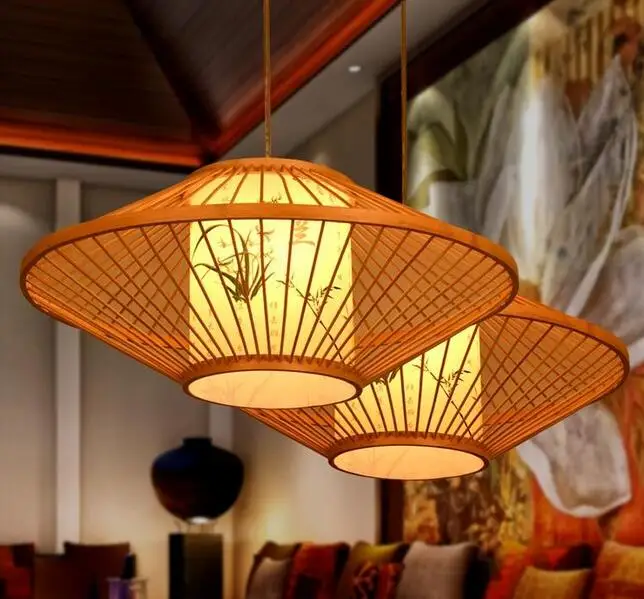 Southeast Asian handmade bamboo pendant light creative Chinese restaurant bedroom rattan birdcage pendant lamp Japanese zb31 Southeast Asian handmade bamboo pendant light creative Chinese restaurant bedroom rattan birdcage pendant lamp Japanese zb31
