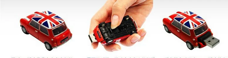 Креативный U диск 8 ГБ 16 ГБ 32 ГБ USB Mini cooper милый мини авто USB флеш-накопитель автомобильная карта памяти