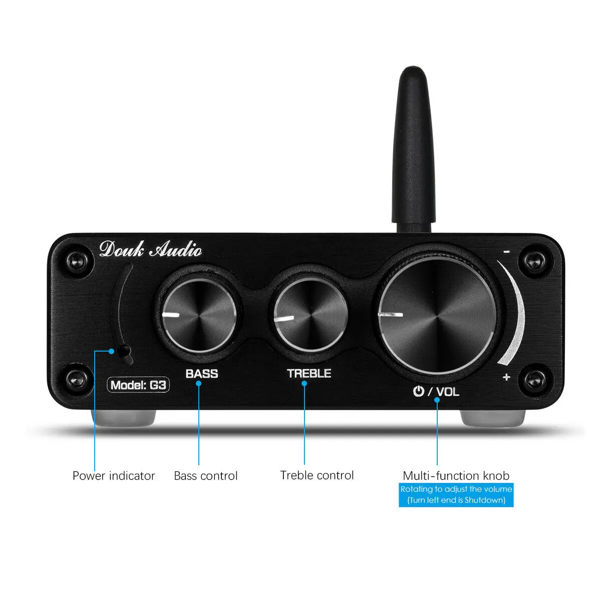 Nobsound Последние Мини TPA3116 Bluetooth 5,0 HiFi Мощность стерео усилитель домашнего аудио Amp с ВЧ бас