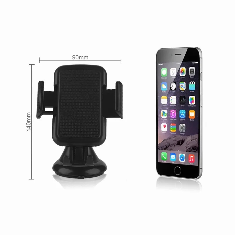 Car Mount car cradle for iPhone 6S Plus 6 Plus 6S 5s 5c 4s Samsung Galaxy S6 S6 Edge Kuteck Car Holder Windshield Dashboard Universal Phone Car Mount 