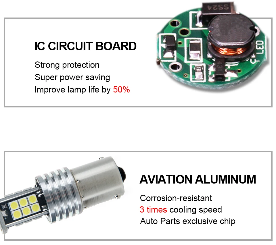 LED BA15S P21W 1156_07