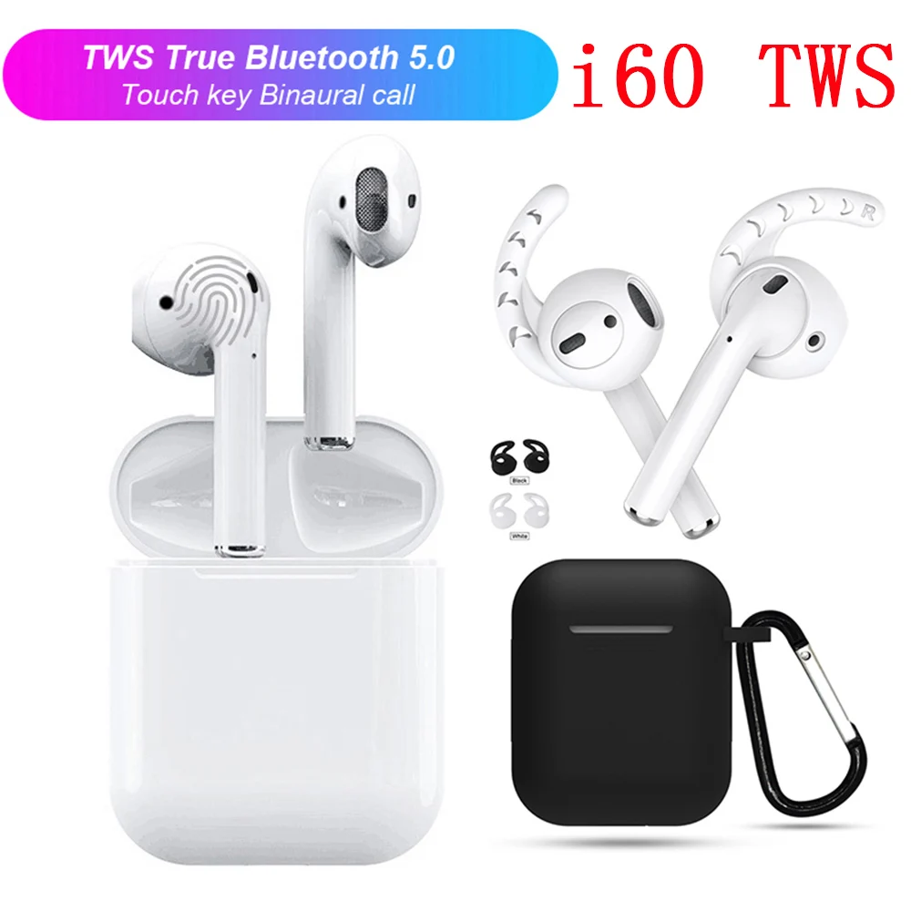 

New i60 TWS 1:1 Replica Pop Up Air Bluetooth 5.0 Wireless Charging Earphones Earbuds Pods i60 TWS PK W1 Chip i10 i12 i20 i30 i9S