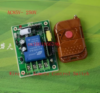 

110V RF Wireless Remote Control Switch AC85V-280V 3000W Receiver Transmitter Big wiring terminal Stable Secure multifunction
