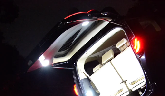 Задний багажник лампа для alphard 30 led boot декоративный светильник для vellfire 30 series