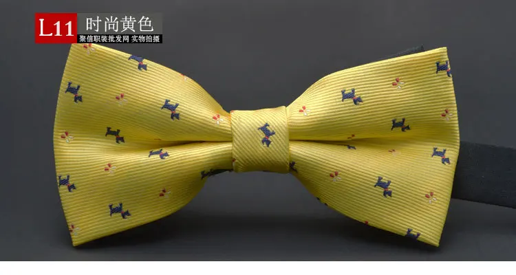 GUSLESON Dot Bow Tie Wedding Bowtie Noeud Papillon Boys & Girls Polyester Silk Pajaritas Cravat Bowties Female Male Neckwear neck tie