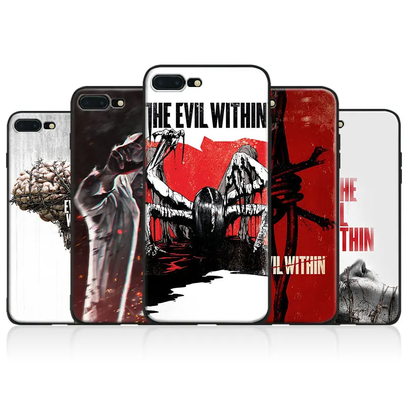 

The Evil Within Psycho Break Soft Silicone Phone Case Cover Shell For Apple iPhone 5 5s Se 6 6s 7 8 Plus X XR XS MAX