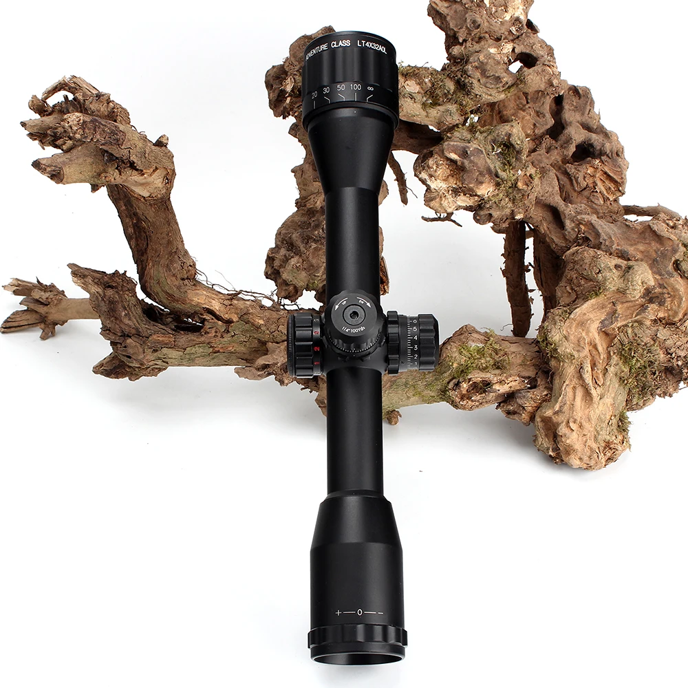 SNIPER LT 4X32 AOL 1 inch Full Size Tactical Optical Sight Illuminate Mil-Dot RifleScope Locking Resetting Hunting Rifle Scope (9)