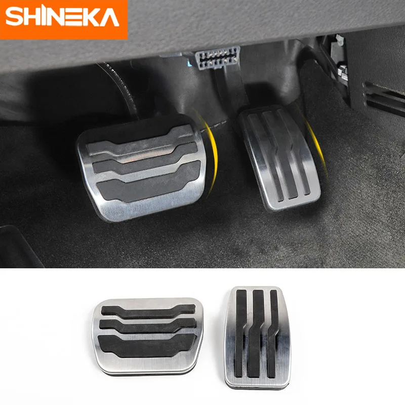 Педали SHINEKA для Ford F150 2009 2014 алюминиевые Нескользящие Топливные педали тормоза