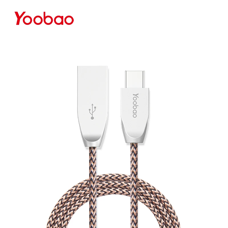 Yoobao YB412C USB Type C кабель 2A кабель для передачи данных Быстрая зарядка USB-C кабель для мобильного телефона для Huawei Samsung Nokia Xiaomi Oneplus