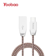 Yoobao YB412C USB Type C Cable 2A Data Fast Charging USB-C Mobile Phone for Huawei Samsung Nokia Xiaomi Oneplus
