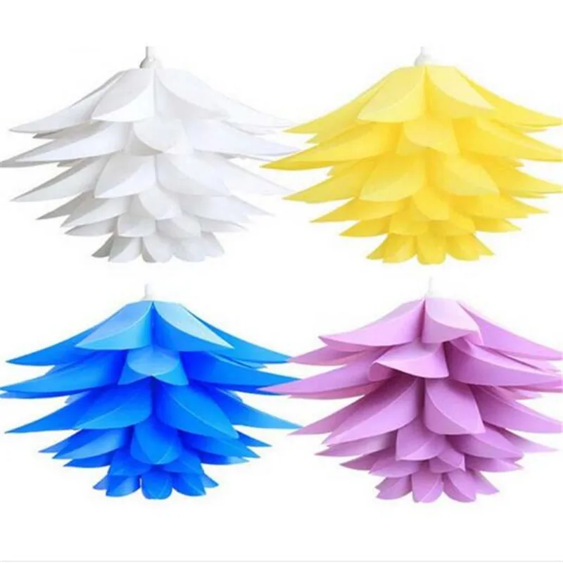 Creative Modern DIY IQ Puzzle PP Lotus Pendant Light for Dining Room Foyer Bar Illuminare Suspension Lamp 35/45/55cm 1772 | Освещение