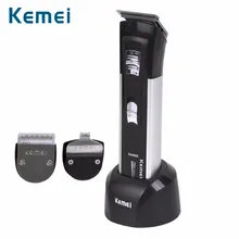 Kemei 6 в 1 перезаряжаемый триммер для волос титана машинка для стрижки волос электрическая бритва триммер для бороды для мужчин уход за волосами Инструменты для укладки Новинка