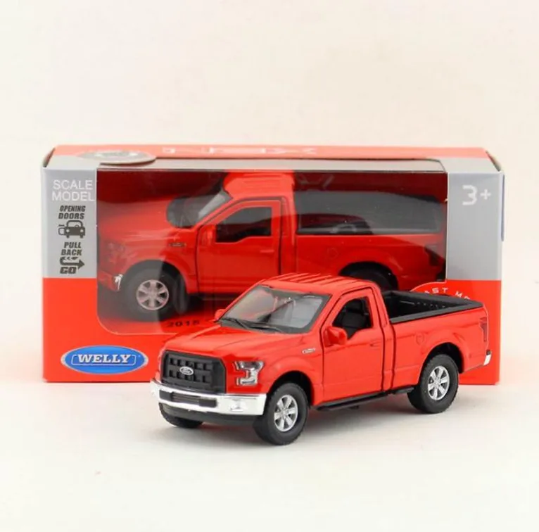Модели легкосплавных автомобилей 1:36 высокая имитация пикап Ford 2 открывают двери