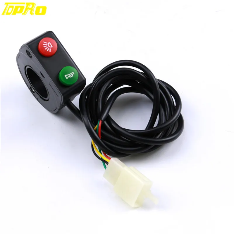 

TDPRO 22mm 7/8'' Handlebar On/Off Switch Light & Horn Electric Bike Scooter For ATV Go Kart Quad Pitbike Motorcycle
