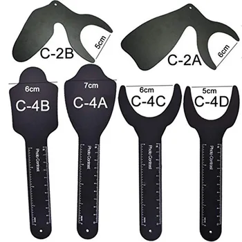 

Dental Orthodontic Photographic Black Contrasters Autoclavable Oral Cheek Backdrop Plate With Scale Oral Dentist Tools