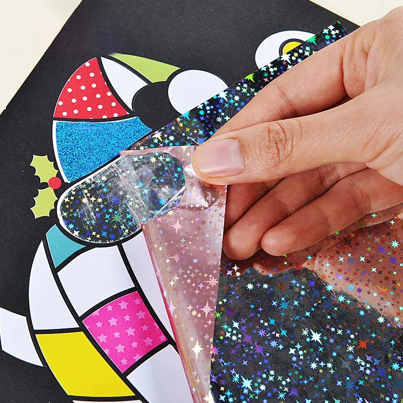 9Pcs-20Pcs Children Shining Magic Color Paper DIY Art Craft Toy Kids Creative Stickers Drawing Handmade Scratching Paper Toy 9Pcs-20Pcs Children Shining Magic Color Paper DIY Art Craft Toy Kids Creative Stickers Drawing Handmade Scratching Paper Toy
