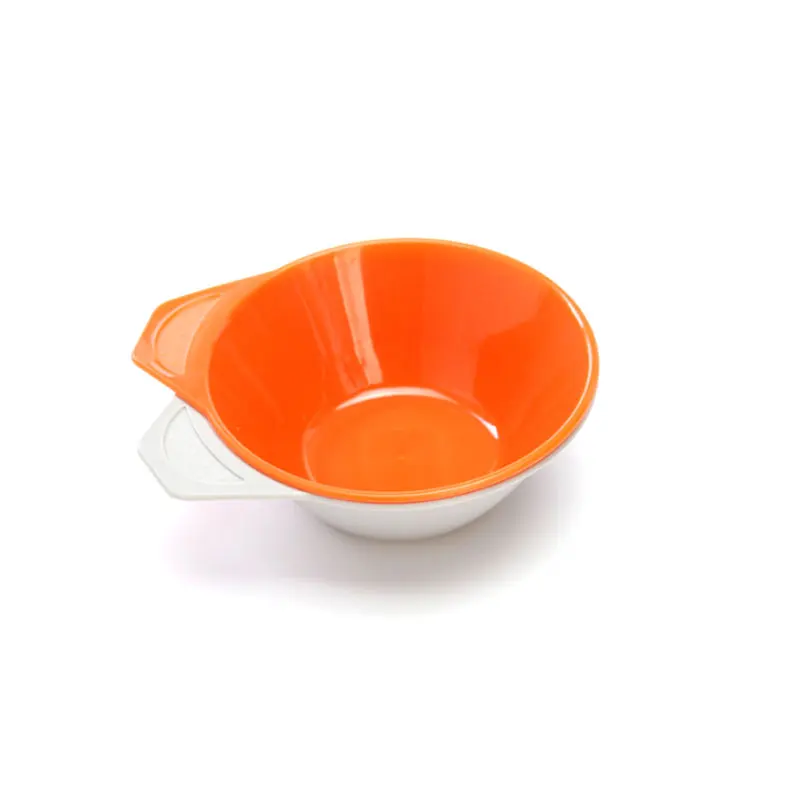 Pp portátil al aire libre Camping vajilla Picnic Camping Bowl contenedor de alimentos fideos tazones naranja/gris