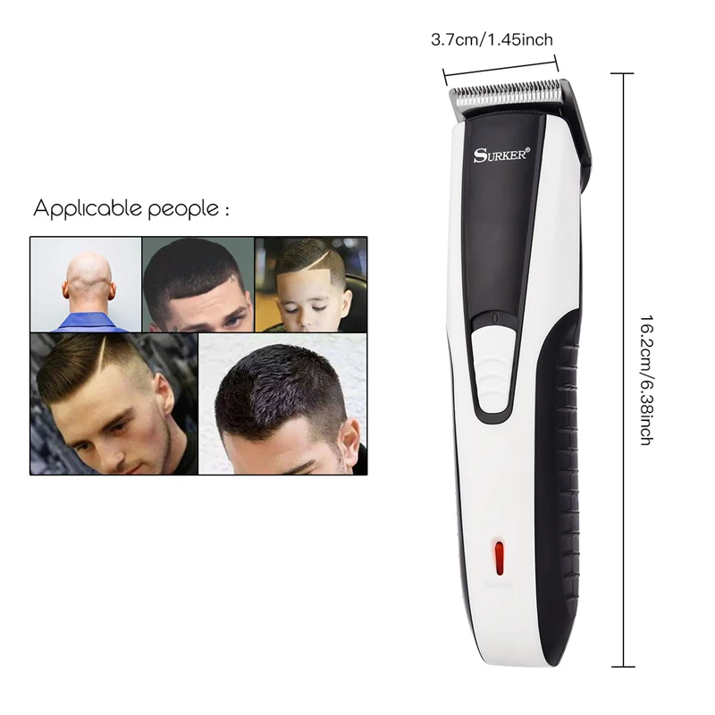 Профессиональная плойка для волос Перезаряжаемые резак волос Электрический триммер волос бритва триммер для бритья бороды станок для