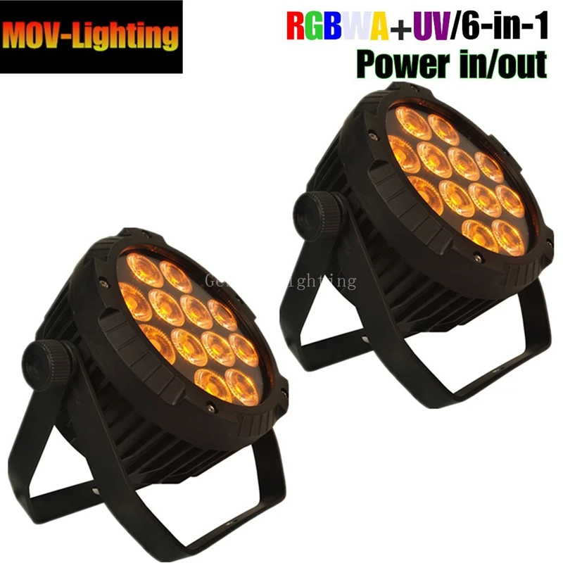 2 шт./партия светодиодный просветильник Тор RGBWA UV 6 в 1|Эффект освещения сцены| |