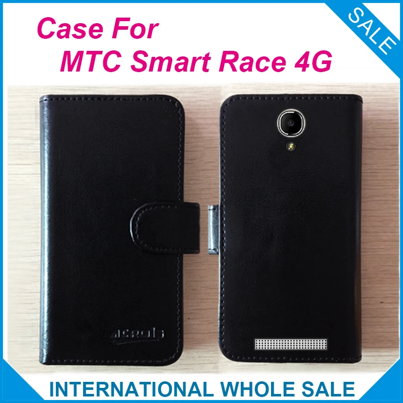 6 цветов Лидер продаж! Чехол для телефона MTC Smart Race 4G Эксклюзивный кожаный чехол