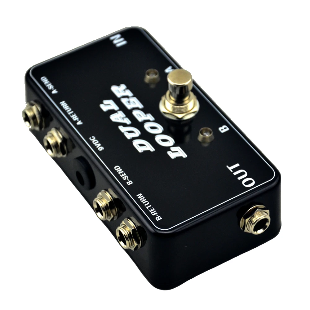 Interruptor de Guitarra Feito à Mão Bypass a - Caixa de Pedal para Acessórios de Guitarra Looper Preto Loop True b 2 - Image 2