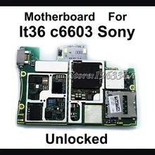 100 Original unlocked For Sony Xperia Z L36h C6603 C6602 Motherboard Mainboard Logic Board Parts Replacement