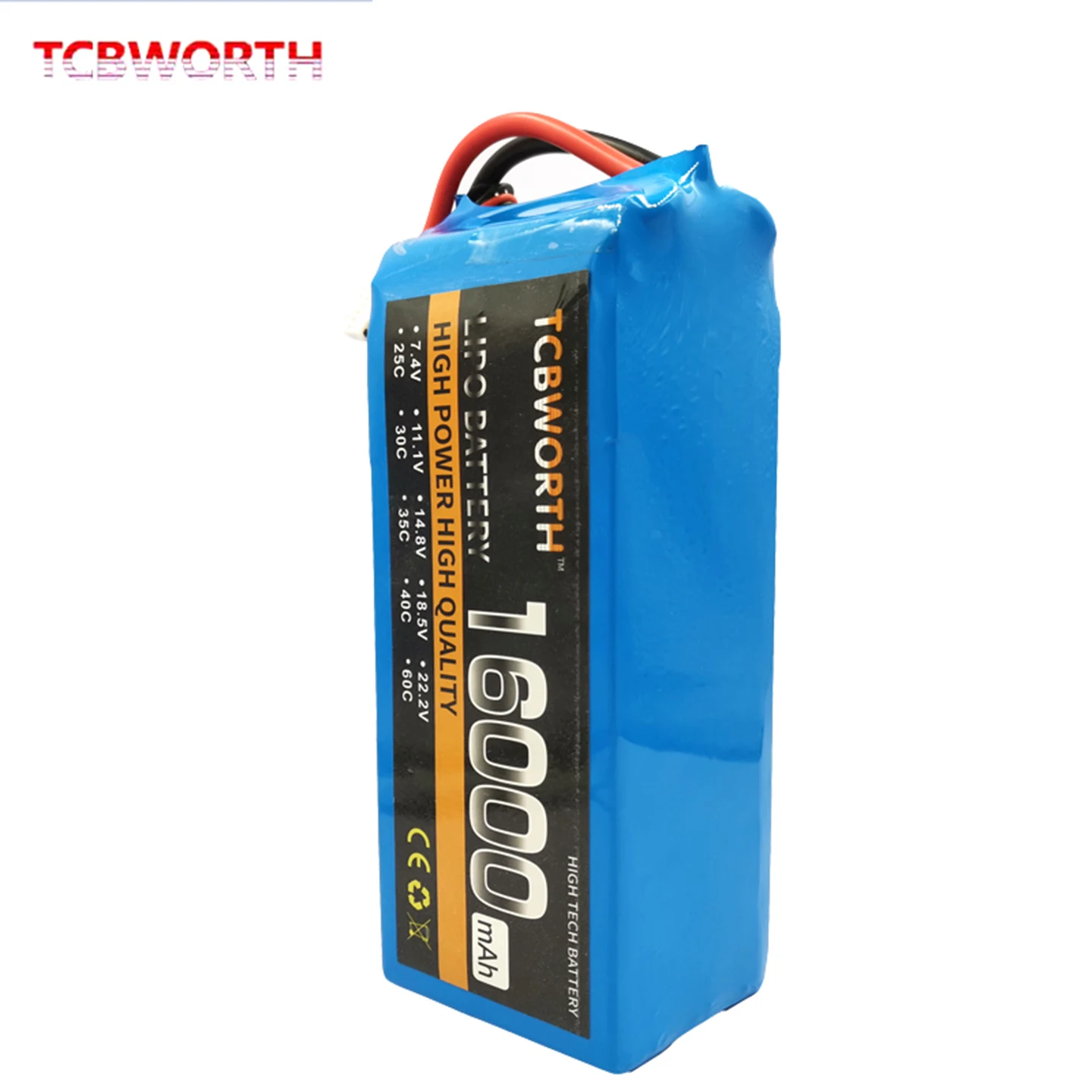 RC Toys LiPo Battery 4S 14.8V 10000mAh 12000mAh 16000mAh 22000mAh 25C 35C For RC Airplane Quadrotor Aircraft Drone Car Boat