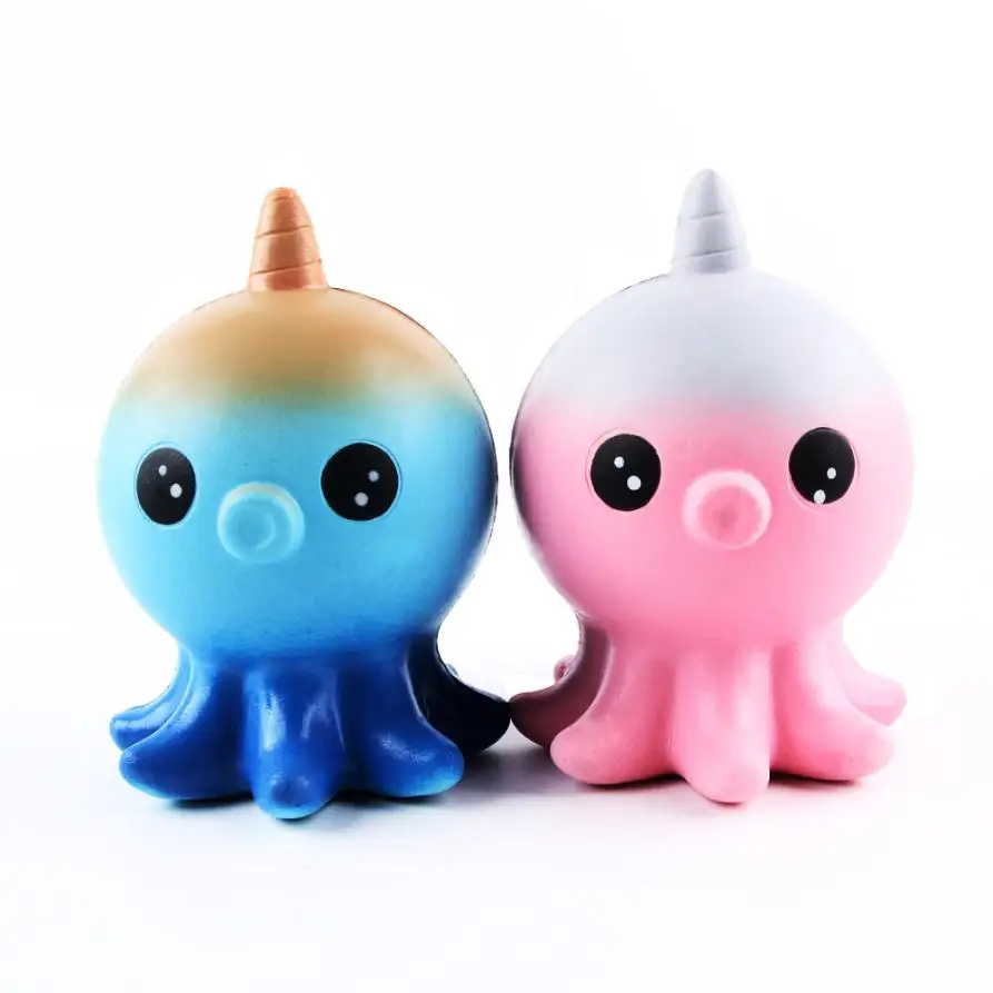 Mooistar # 4066D Новый Единорог Осьминог Ароматические Squishy замедлить рост squeeze Toy коллекция вылечить подарок