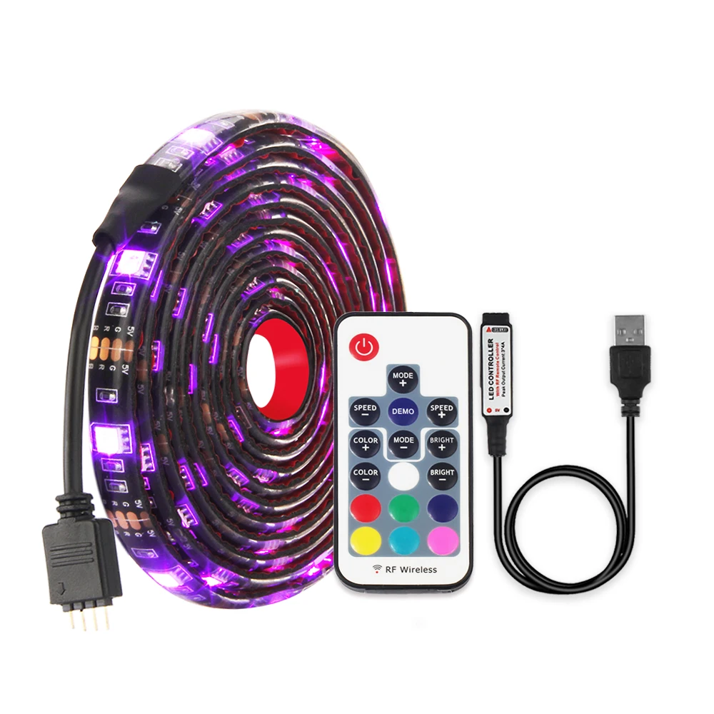 Rgb лента 5 метров. Светодиодная лента с пультом rgb led цветная 2835,5, метров влагостойкая. Rgb комплект. Лента светодиодная rgb, 5м, контроллер. Rgb комплект.