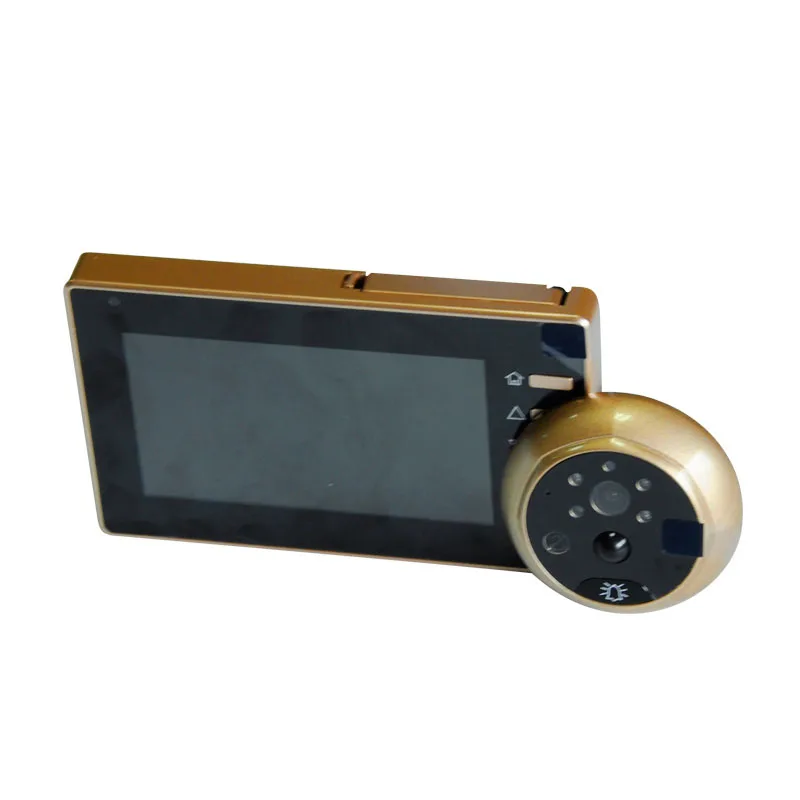 4.3 Inch Doorbell Viewer Digital Door Peephole Viewer Camera 1Mp Wireless Video Doorbell Ir Night-Vision Motion Sensor